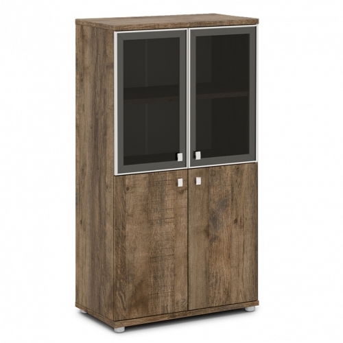 Шкаф со стеклом в алюминиевом профиле V-666 фото 2 Шкаф со стеклом в алюминиевом профиле V-666 фото 2