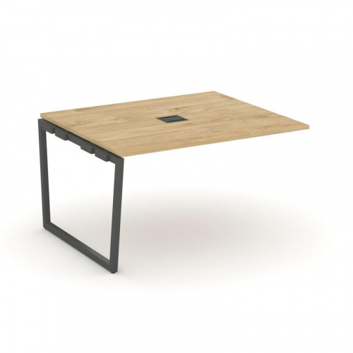 Style Project Проходной наб. элем. перег. стола SN-4T2.NSPRG-032 Акация Лорка/Металл Антрацит/Заглуш фото 22