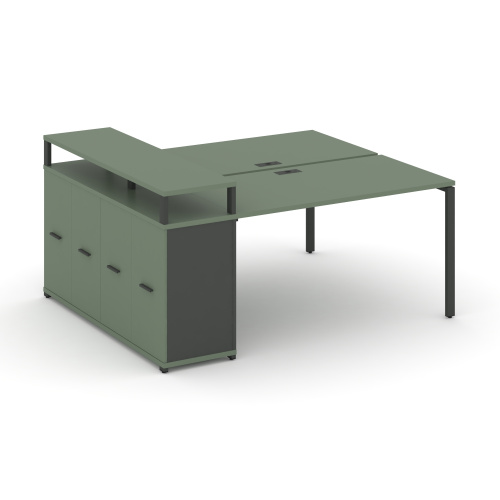 Бенч-система с опорным распашным шкафом Concept CN.DRS-222 фото 2