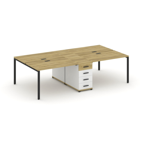 Бенч-система на 4 места с 1 опорной тумбой Concept CN.DRS-418 фото 6