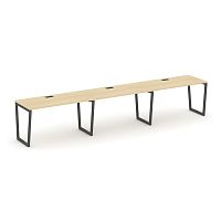 Style Project Рабочая станция 1 сторон. SN-4T2.ORS-032 Акация Лорка/Металл Антрацит/Заглушка Пластик