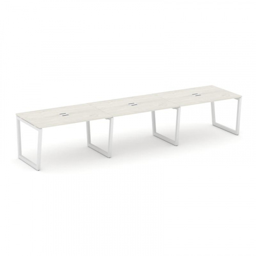 Style Project Стол переговорный SN-5T2.SPRG-021 Акация Лорка/Металл Антрацит/Заглушка Металл Антраци фото 13