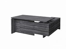 Стол с опорной тумбой FB-117L.DD Древесина Графит