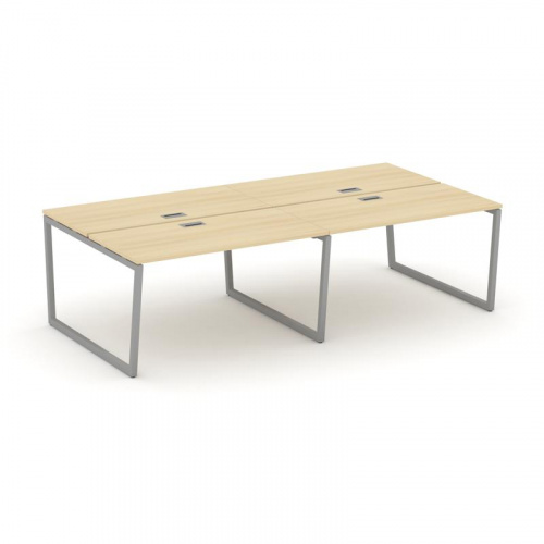 Style Project Рабочая станция 2-х сторон. SN-4T2.DRS-042 Акация Лорка/Металл Антрацит/Заглушка Пласт фото 20