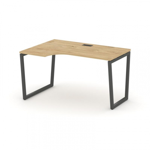 Style Project Стол рабочий эргоном. SN-4T2.SPA-011(L) Акация Лорка/Металл Антрацит/Заглушка Пластик фото 22