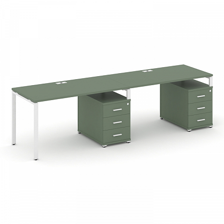 Бенч-система на 2 места с 2 опорными тумбами Concept CN.ORS-311