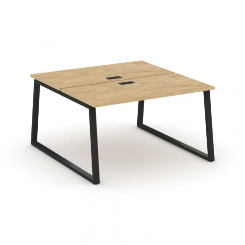 Style Project Рабочая станция 2-х сторон. SN-6T1.DRS-021 Акация Лорка/Металл Антрацит/Заглушка Пласт