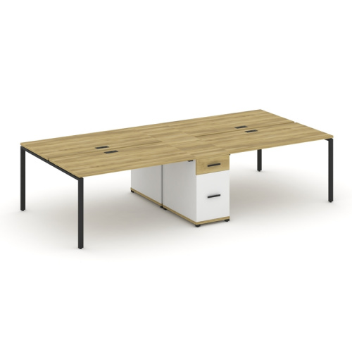 Бенч-система на 4 места с 1 опорной тумбой Concept CN.DRS-423 фото 6