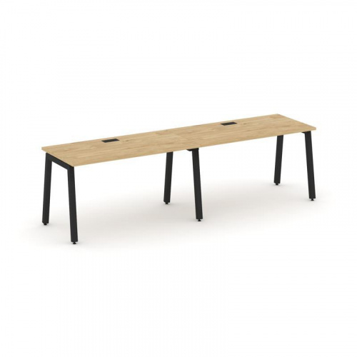 Style Project Рабочая станция 1 сторон. SN-5A.ORS-013 Тиквуд Светлый/Металл Антрацит 2760*700*750 фото 7