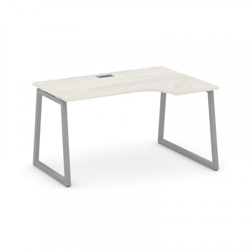 Style Project Стол рабочий эргоном. SN-4T1.SPA-022(R) Акация Лорка/Металл Антрацит/Заглушка Пластик фото 17