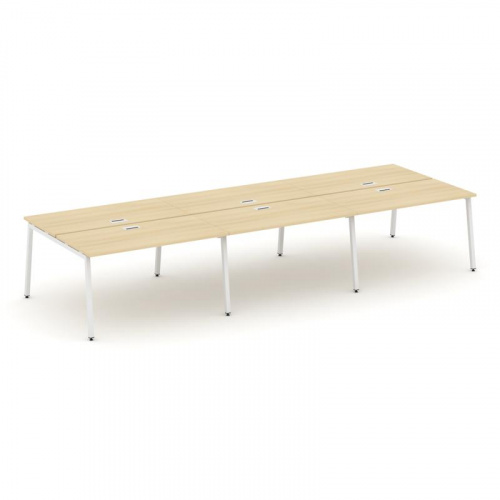 Style Project Рабочая станция 2-х сторон. SN-4A.DRS-081 Дуб Табак/Металл Белый 2940*1632*750 фото 23