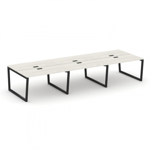 Style Project Рабочая станция 2-х сторон. SN-5T2.DRS-081 Акация Лорка/Металл Антрацит/Заглушка Пласт фото 6