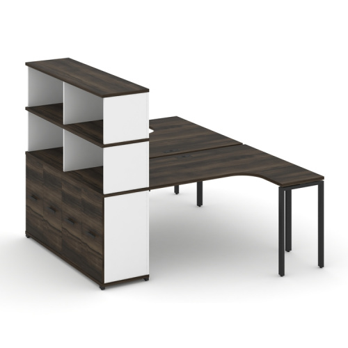 Бенч-система с опорным шкафом-купе с надставкой Concept CN.DSA-221 фото 9