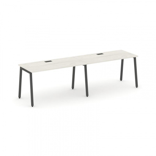 Style Project Рабочая станция 1 сторон. SN-4A.ORS-022 Дуб Наварра/Металл Белый 2360*800*750 фото 19