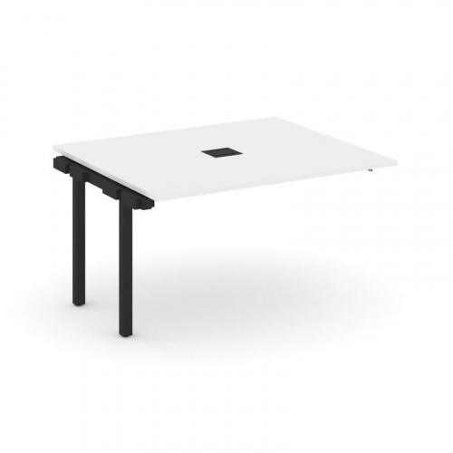 Style Project Проходной наб. элем. перег. стола SN-5P.NSPRG-032 Дуб Наварра/Металл Белый 1180*1180*7