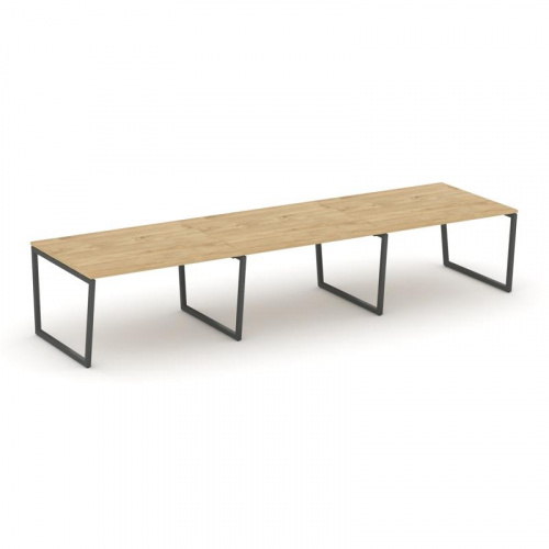 Style Project Стол переговорный SN-4T2.SPRG-052.3 Акация Лорка/Металл Антрацит 3540*1180*750 фото 22