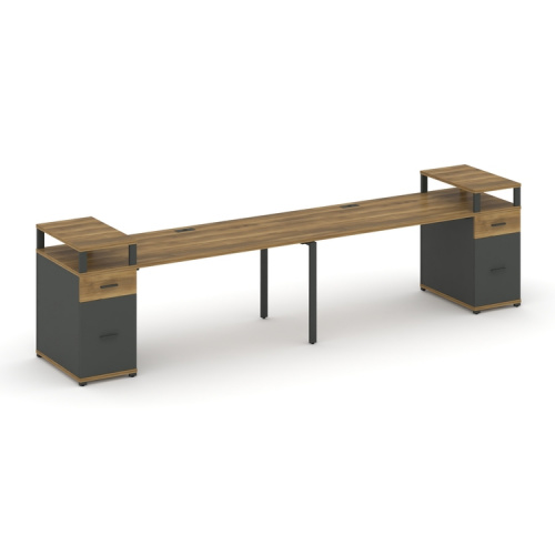 Бенч-система на 2 места с 2 опорными тумбами Concept CN.ORS-432