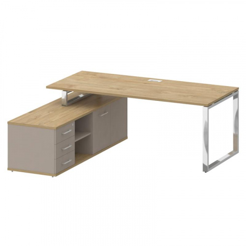 Стол руководителя с опорной греденцией Shift SK.SRG-200 (L)