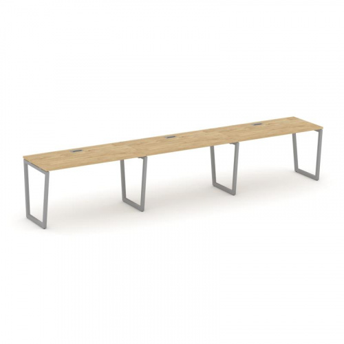 Style Project Рабочая станция 1 сторон. SN-4T2.ORS-041 Акация Лорка/Металл Антрацит/Заглушка Пластик фото 2