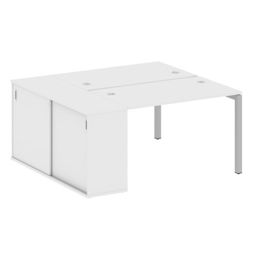 Бенч-система с шкафом-купе на П-обр. м/к Metal System Quattro 50БП.РС-СШК-1.2 фото 7