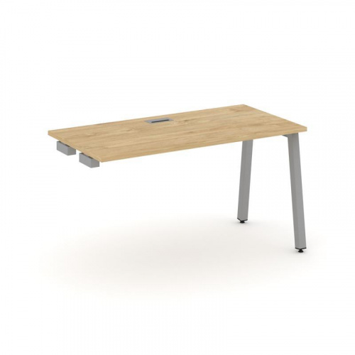 Style Project Стол-приставка к опор. элем. SN-5A.OPRS-024 Дуб Наварра/Металл Белый 1580*800*750 фото 13