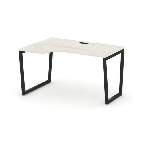 Style Project Стол рабочий эргоном. SN-4T2.SPA-011(L) Акация Лорка/Металл Антрацит/Заглушка Пластик фото 6