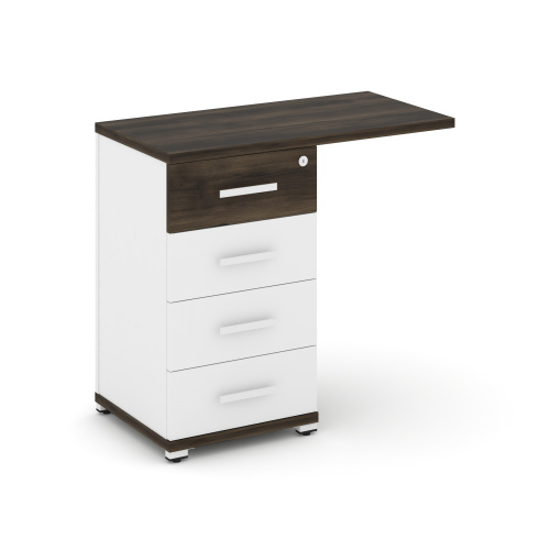 Тумба приставная с 4 ящикам Concept CN.TUS-001 W фото 10