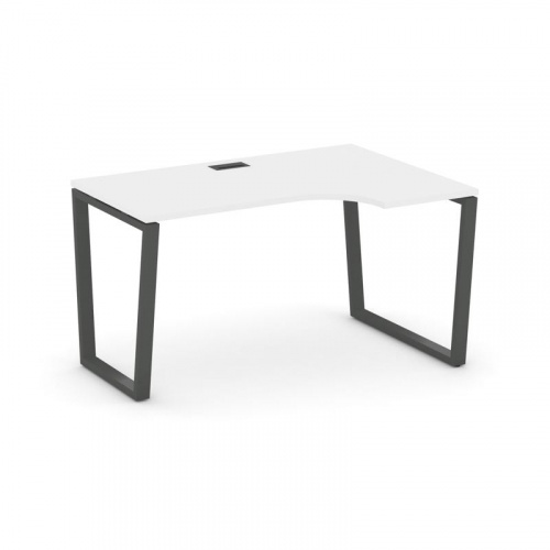 Style Project Стол рабочий эргоном. SN-6T2.SPA-002(R) Акация Лорка/Металл Антрацит/Заглушка Пластик фото 26