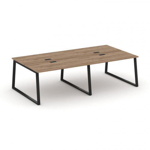 Style Project Рабочая станция 2-х сторон. SN-6T1.DRS-031 Акация Лорка/Металл Антрацит/Заглушка Пласт фото 7