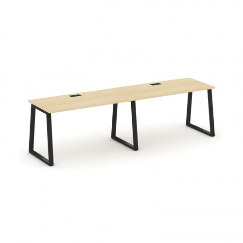 Style Project Рабочая станция 1 сторон. SN-6T1.ORS-002 Акация Лорка/Металл Антрацит/Заглушка Пластик фото 9