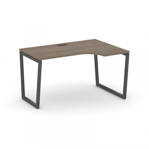 Style Project Стол рабочий эргоном. SN-4T2.SPA-022(R) Акация Лорка/Металл Антрацит/Заглушка Пластик фото 25