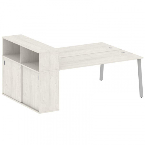 Бенч-система с шкафом-купе на А-обр. м/к Metal System БА.РС-СШК-2.5