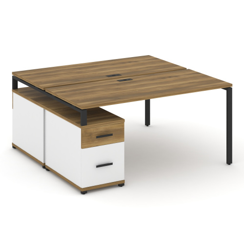 Бенч-система на 2 места с опорной тумбой Concept CN.DRS-308 фото 6