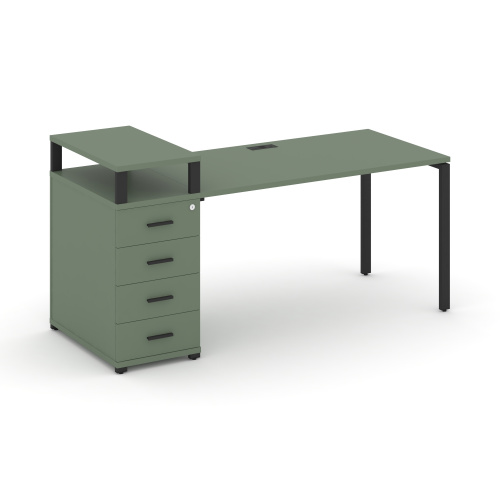 Стол офисный с опорной тумбой Concept CN.SP-409