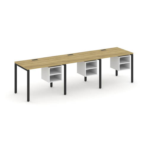 Бенч-система на 3 места с подвесными тумбами Concept CN.ORS-125 фото 6