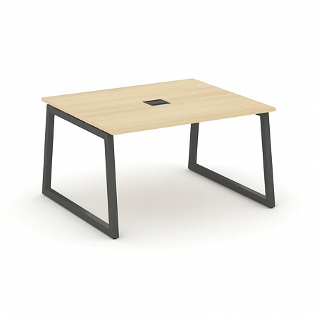 Style Project Стол переговорный SN-5T1.SPRG-033 Акация Лорка/Металл Антрацит/Заглушка Металл Антраци