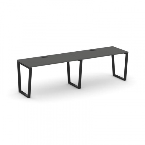 Style Project Рабочая станция 1 сторон. SN-6T2.ORS-011 Акация Лорка/Металл Антрацит/Заглушка Пластик фото 6