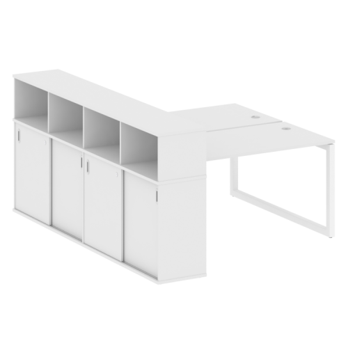 Бенч-система с шкафом-купе на О-обр. м/к Metal System Quattro 50БО.РС-СШК-4.3 фото 6