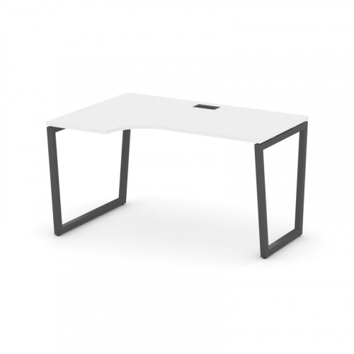 Style Project Стол рабочий эргоном. SN-4T2.SPA-011(L) Акация Лорка/Металл Антрацит/Заглушка Пластик фото 26