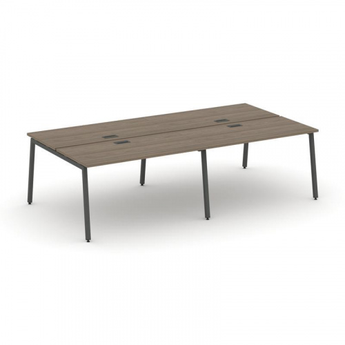 Style Project Рабочая станция 2-х сторон. SN-4A.DRS-042 Антрацит/Металл Белый 2360*1432*750 фото 20