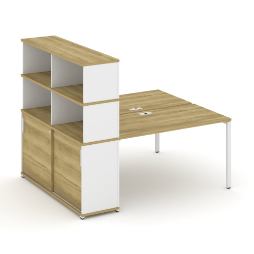 Бенч-система с опорным шкафом-купе с надставкой Concept CN.DRS-243 фото 11