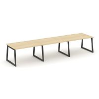 Style Project Стол переговорный SN-5T1.SPRG-021.3 Акация Лорка/Металл Антрацит 2940*980*750