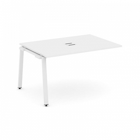 Style Project Проходной наб. элем. перег. стола SN-6A.NSPRG-004 Белый/Металл Белый 1580*980*750