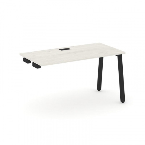 Style Project Стол-приставка к опор. элем. SN-5A.OPRS-024 Дуб Наварра/Металл Белый 1580*800*750 фото 2