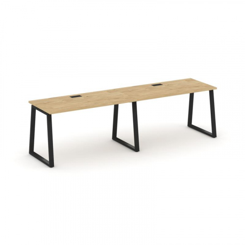 Style Project Рабочая станция 1 сторон. SN-6T1.ORS-002 Акация Лорка/Металл Антрацит/Заглушка Пластик