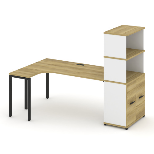 Стол эргономичный с опорным распашным шкафом Concept CN.SA-216(L)