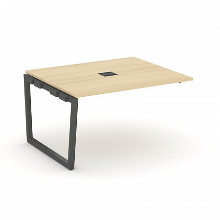 Style Project Проходной наб. элем. перег. стола SN-5T2.NSPRG-034 Акация Лорка/Металл Антрацит/Заглуш