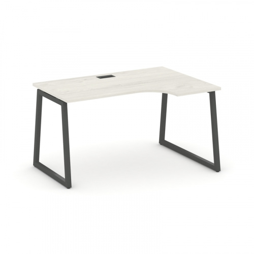 Style Project Стол рабочий эргоном. SN-4T1.SPA-022(R) Акация Лорка/Металл Антрацит/Заглушка Пластик фото 10