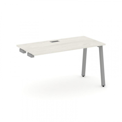 Style Project Стол-приставка к опор. элем. SN-5A.OPRS-024 Дуб Наварра/Металл Белый 1580*800*750 фото 11