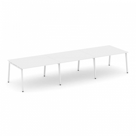 Style Project Стол переговорный SN-4A.SPRG-052.3 Белый/Металл Белый 3540*1180*750